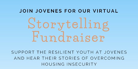Storytelling Fundraiser for Youth Experiencing Homelessness primary image