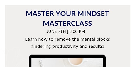 Master Your Mindset Masterclass primary image