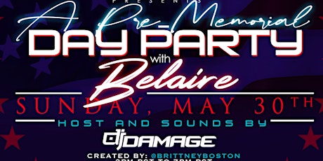 Musicology presents: A Pre-Memorial Day Party w/ Belaire primary image