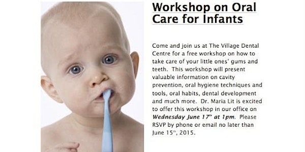 Village Dental Centre Workshop on Oral Care for Infants