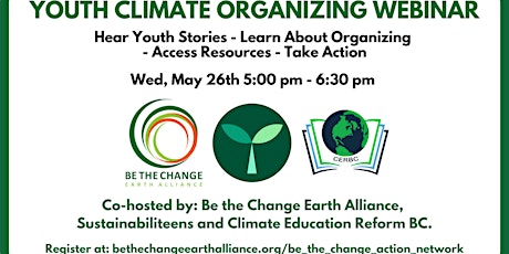 Youth Climate Organizing Webinar primary image