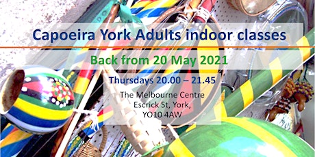 Capoeira Adult Class [indoors] @Melbourne Centre from 20 May 2021