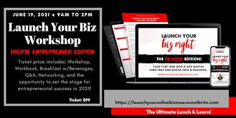 LAUNCH YOUR BIZ RIGHT! From IDEA to SIDE HUSTLE, from SIDE HUSTLE to BIZ!