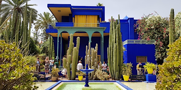 Virtual Live Tour of Jardin Majorelle Garden in Marrakech