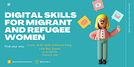 Digital Skills for migrant and refugee women primary image