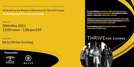 Unleashing the power of business for social change: exploring social entrep primary image