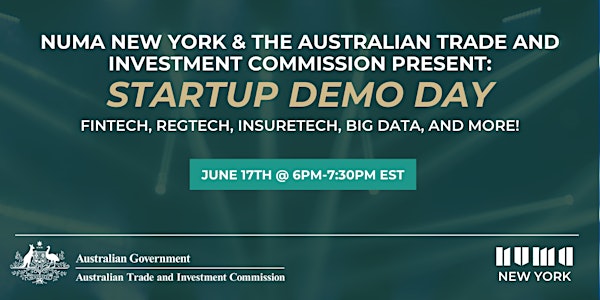 NUMA x AUSTRADE: Startup Demo Day