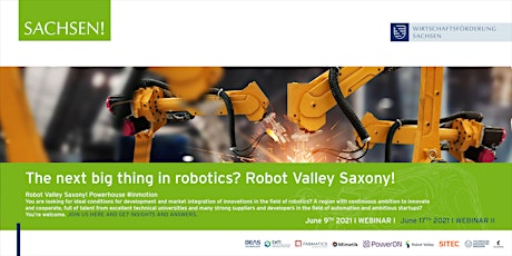 The next big thing in Robotics? Robot Valley Saxony!  Webinar 1/2