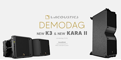 Demo-sessie | L-Acoustics New K3 & New Kara II primary image