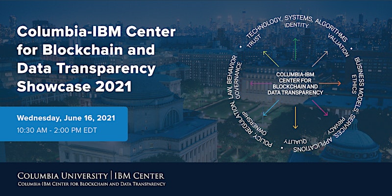 Columbia-IBM Showcase: June 12, 2021 (10:30 AM - 2:00 PM EDT)