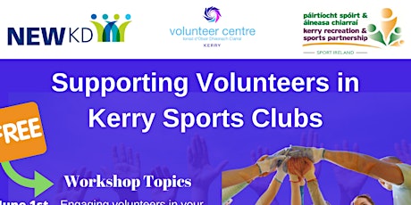Volunteer Supports for Kerry Sports Clubs  in 2021 primary image