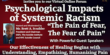 SISFI Psychological Impacts of Systemic Racism Forum