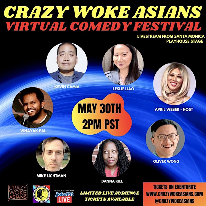 Crazy Woke Asians Comedy Festival LIVE AUDIENCE AT SANTA MONICA PLAYHOUSE! image