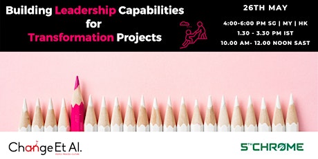 Building Leadership Capabilities for Transformation Projects Workshop primary image