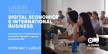 Immagine principale di Open Day Digital Economics and Finance + International Business Studies 