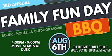 Free Family Fun Day BBQ presented by The Ultimate Ladies Night primary image