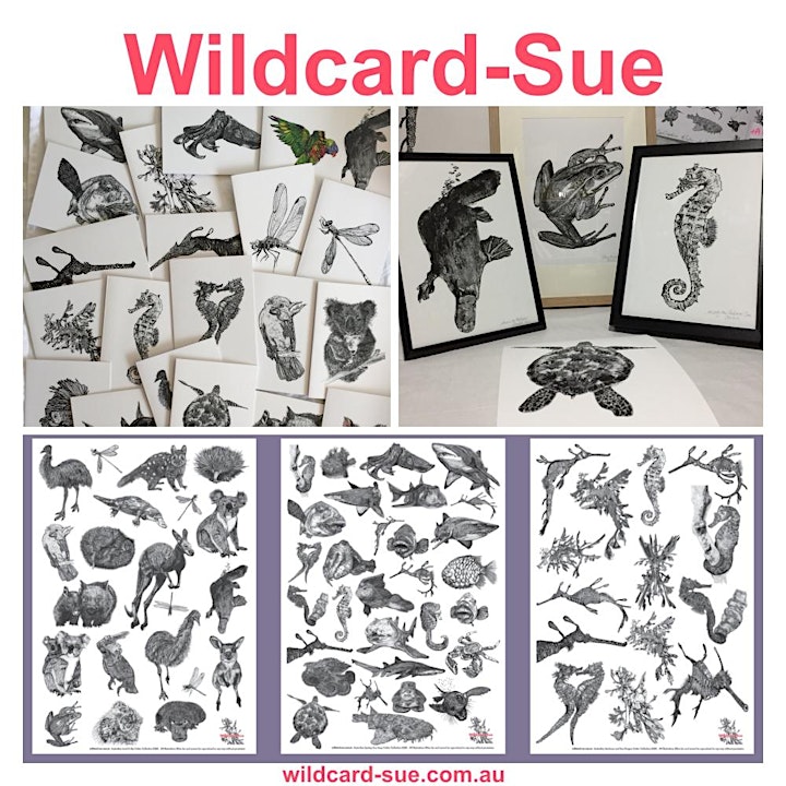 Wildcard-Sue's Sydney Sea Superstars Art Exhibition & Pop-up Market image