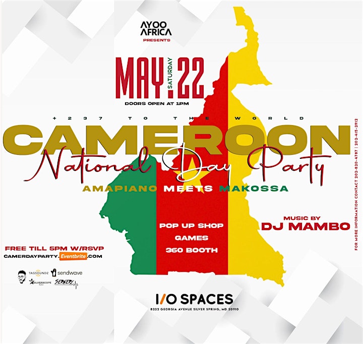 Cameroon National Day Party : Ampiano meets Makosa image