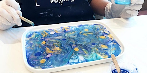 Resin Art Platter Workshop with Room To Imagine primary image