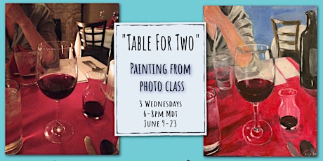 Painting From Photo: "Table For Two" primary image