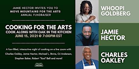 Moving Mountains for the Arts/Cooking with Oak & Jamie  primärbild