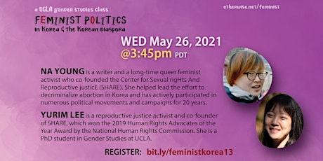 Na Young & Yurim Lee - Feminist Politics in Korea conversations series