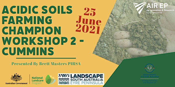 Farming acid soils champions  - Workshop 2