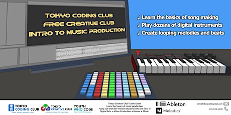 Free Creative Club Intro to Music Production. Ages 7-18 primary image