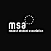 Logotipo da organização Monash Student Association (MSA)