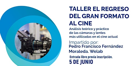 Imagen principal de Taller "El Regreso del gran formato al cine" - Un Mar de Cine