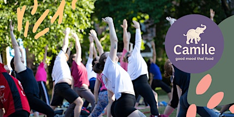 Free Thai food and free yoga in the park