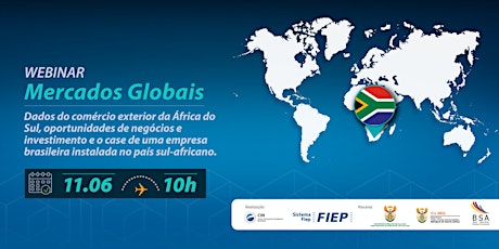 Imagem principal do evento Webinar Mercados Globais África do Sul