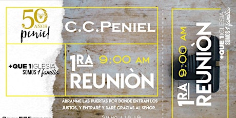 Imagen principal de 1ra Reunión Peniel.