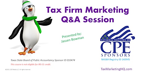 Tax Firm Marketing Q&A Session