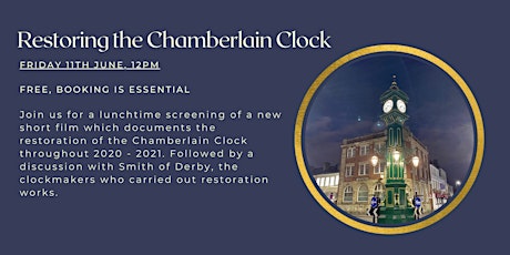 Restoring the Chamberlain Clock