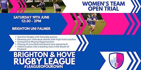 Women's Open Trial: Brighton & Hove Rugby League