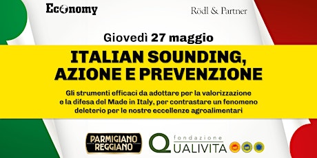 ITALIAN SOUNDING,  AZIONE E PREVENZIONE