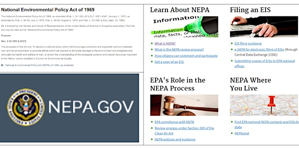 NEPA  Overview & Tribes as Cooperating Agencies