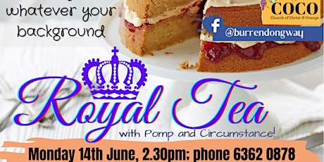 Royal Afternoon Tea - Queen birthday weekend. primary image