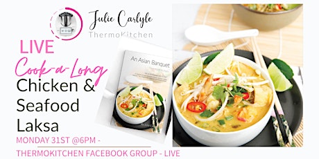 Thermomix Chicken & Seafood Laksa Cook along primary image