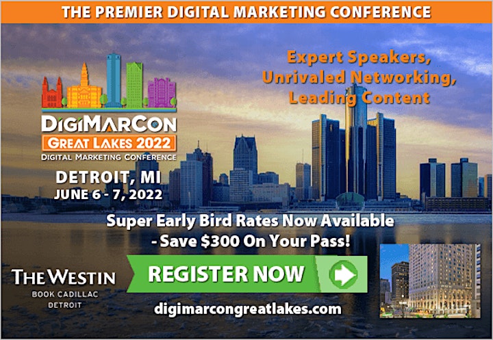 DigiMarCon Great Lakes 2022 - Digital Marketing Conference & Exhibition image