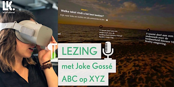 'ABC op XYZ' lezing met Joke Gossé