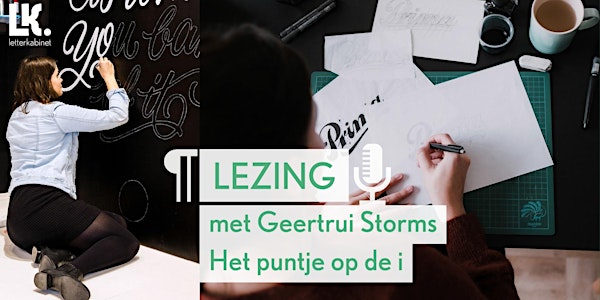 'Het puntje op de i' lezing met Geertrui Storms
