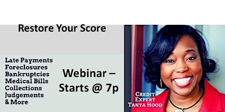 Imagen principal de Boost Your Credit Score Webinar