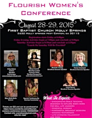 Flourish Women's Conference - 8/28/15 from 7-9p & 8/29/15 from 9:30a-2:30p primary image