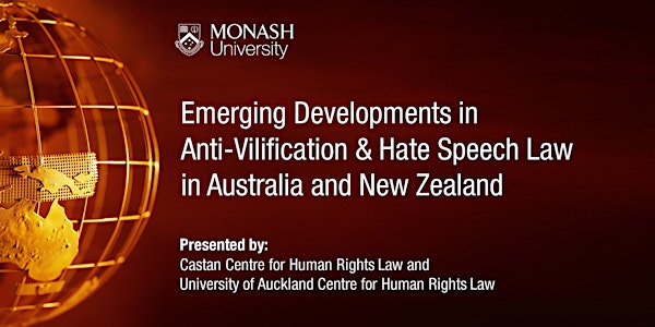 Anti-Vilification & Hate Speech Law  in Australia and New Zealand