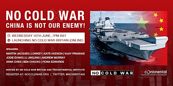 No Cold War – China is not our enemy!