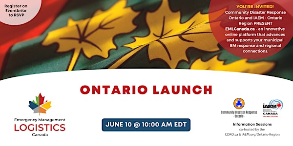 EMLCanada - Ontario Launch (Session 1)