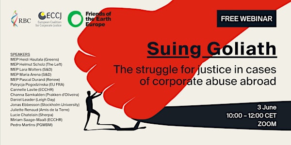 Suing Goliath: The struggle for justice in cases of corporate abuse abroad