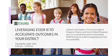 Leveraging ESSER III Funds to Accelerate Outcomes in Your District primary image